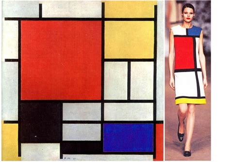 piet mondrian yves saint laurent|tableau Saint Laurent.